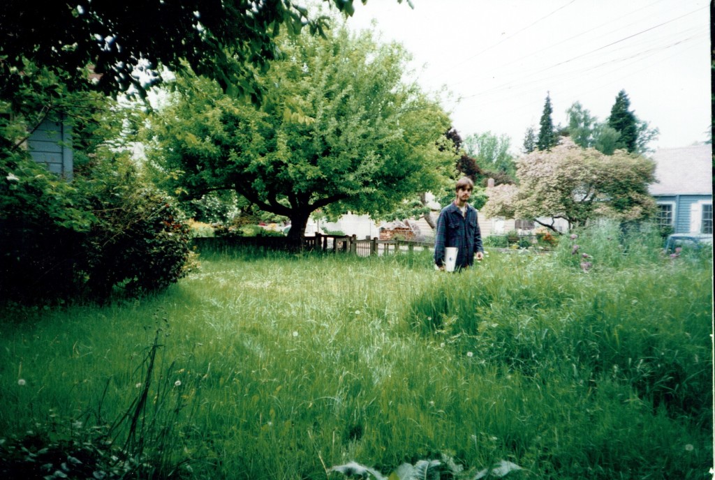 Early Eco Landscaping Meadow garden. Eugene, OR, 1999