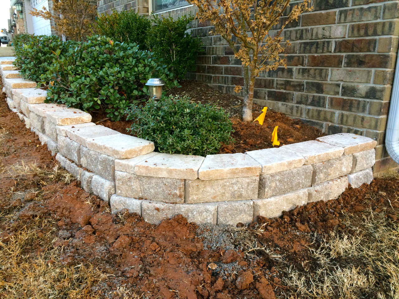 Small Retaining Wall | Eco Landscaping