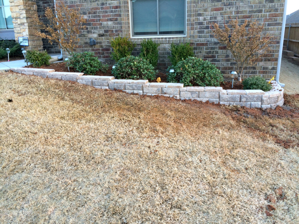 garden small retaining wall